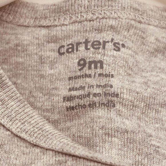 Carter’s Baby “Mommy’s Little Monster” 2-Piece Frankenstein Outfit Grey 9 Months - Picture 4 of 8